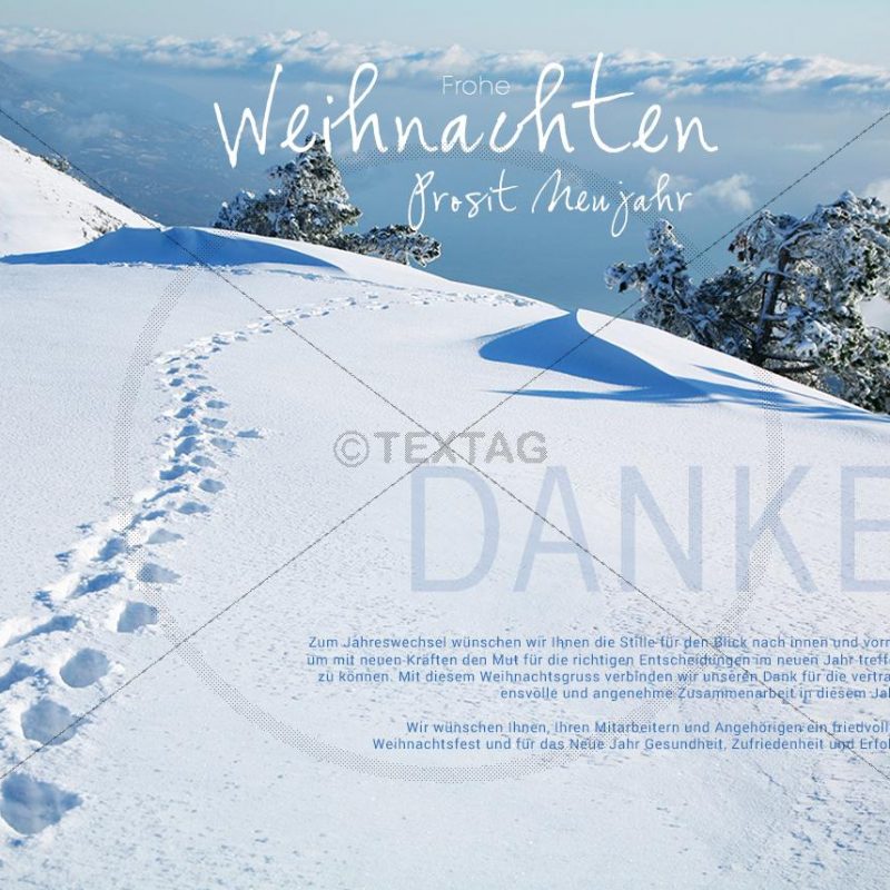 virtuelle Weihnachts E-Card "romantische Winterlandschaft" (319)