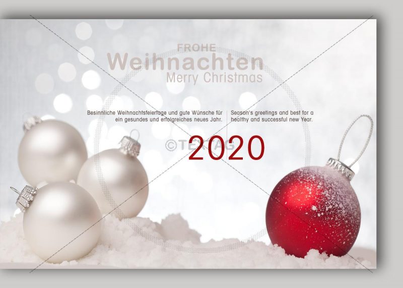 extravagente Weihnachts E-Card mit Spruch in deutsch & englisch NSL-2019-00267