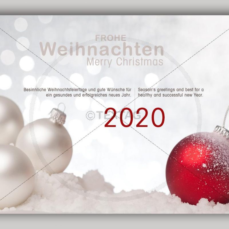 extravagente Weihnachts E-Card mit Spruch in deutsch & englisch NSL-2019-00267