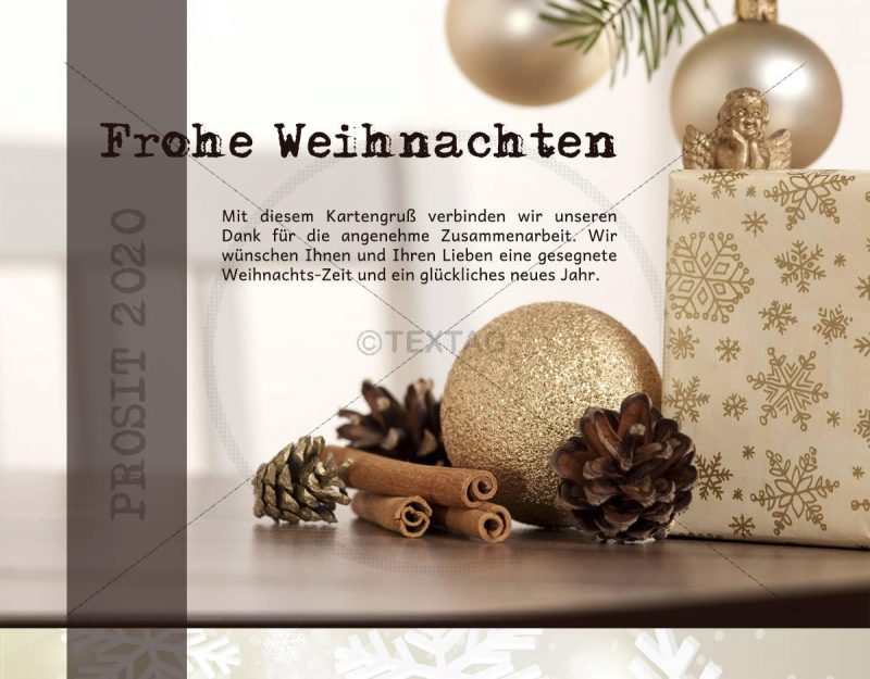 E-Card - Werbefrei Weihnachtskarte (0110)