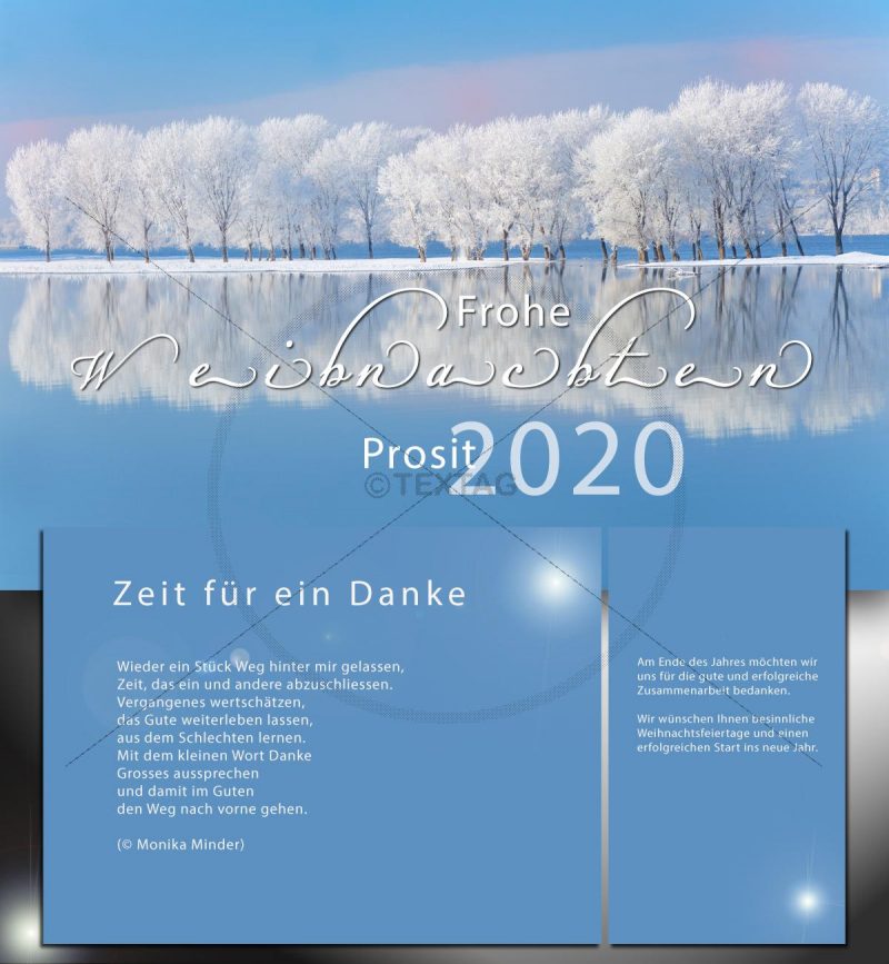 Stillvolle Neujahrs-e-Card, geschäftlich mit Spruch, ohne Werbung, NSL-2019-0119